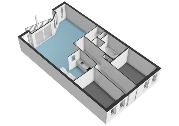 Floorplan - Esplanade de Meer 158, 1098 WP Amsterdam